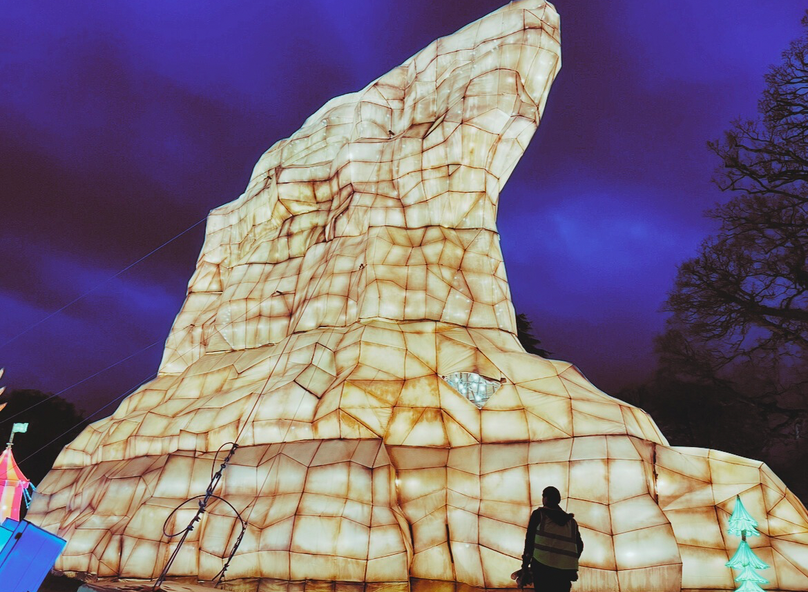 outside Narnia light display 